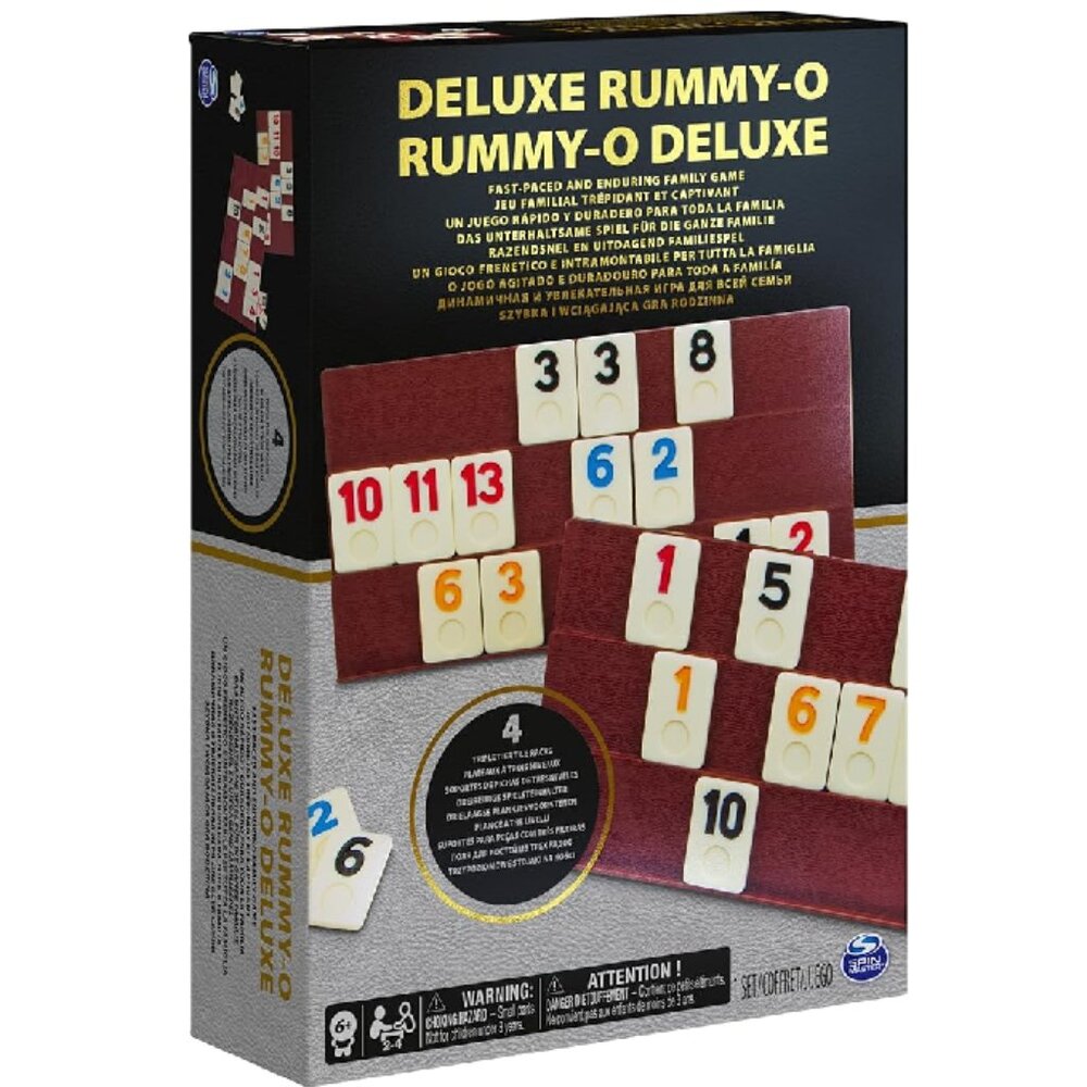 Classic Deluxe Rummy O Board Game  New Sealed (Multilingual) 6+